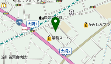 日本キリスト教団 淀川教会の地図画像