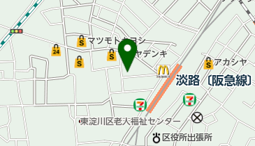 ピュアエスター化粧品店の地図画像