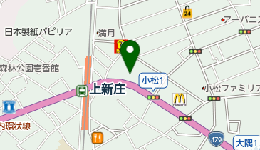 犬飼質舗の地図画像