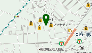 福井屋寝具店の地図画像