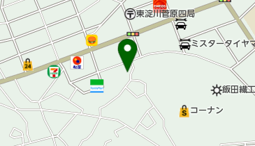 菅原天満宮の地図画像