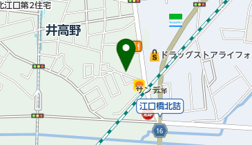宝鮨江口橋店の地図画像