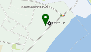 王子マテリア株式会社の地図画像
