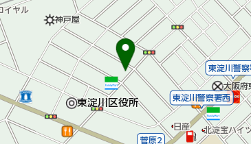 カジカワ接骨院の地図画像