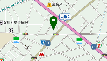 ヒメカン上新庄の地図画像