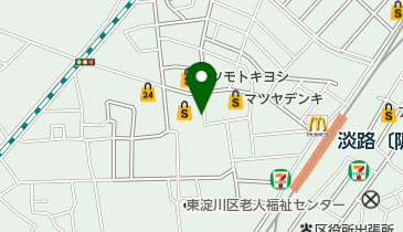 マユラー美容室の地図画像