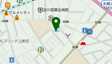 ヘアーブティック24豊新店の地図画像
