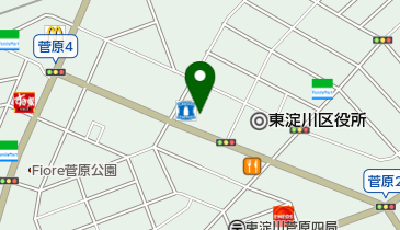 そば処まるしんの地図画像