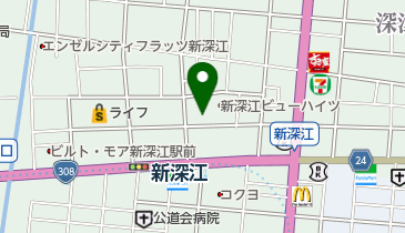 カネニ株式会社の地図画像