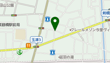 大丸クリーニング店の地図画像