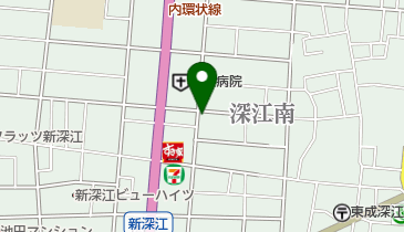 ふじもとクリーニング店の地図画像