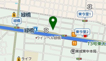 有限会社切通コンタクトレンズの地図画像