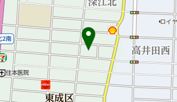 浪速自動車工業株式会社の地図画像