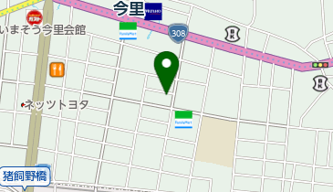 洗心寺の地図画像
