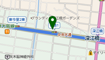 スナック真理の地図画像