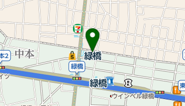 サラダ館緑橋店の地図画像