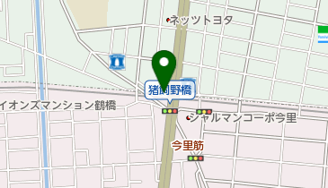 今里動物病院の地図画像