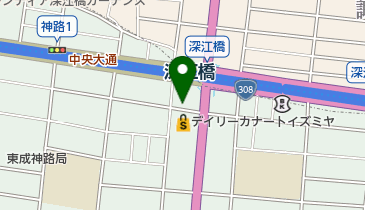 株式会社福屋不動産販売深江橋店の地図画像