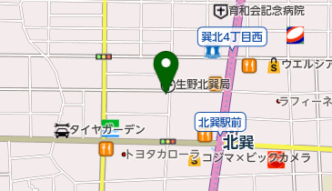 日新合成株式会社の地図画像