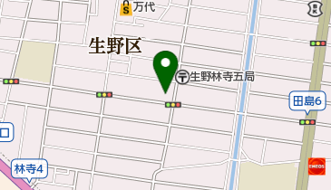 でんきのKDC生野店の地図画像