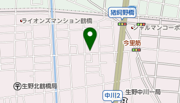 横田電器商会の地図画像