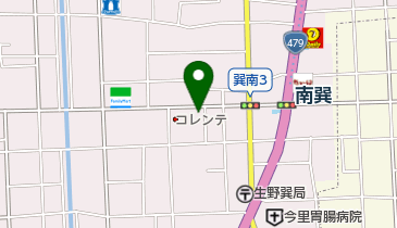 宏栄舎巽支店の地図画像
