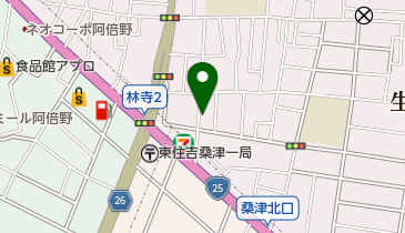 辻クリーニング店の地図画像