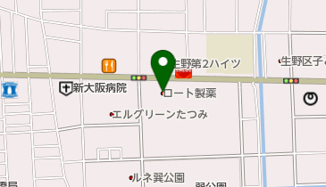 ロート製薬労働組合の地図画像