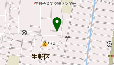 生野八坂神社の地図画像