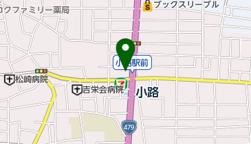 フローリスト山水花の地図画像