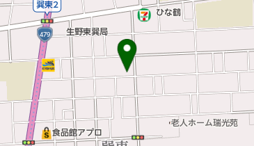 寺坂整骨院の地図画像