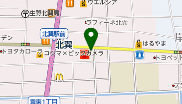 長原整骨院の地図画像