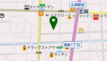 ピザハット生野店の地図画像