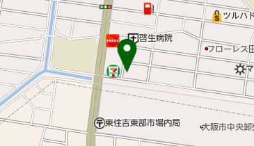 卓球倶楽部の地図画像