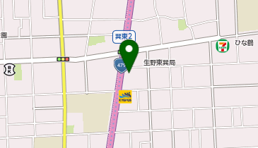 タックルベリー生野店の地図画像
