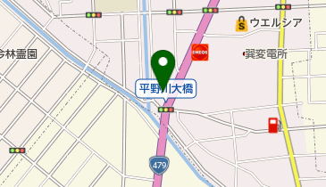 こてつ動物病院の地図画像