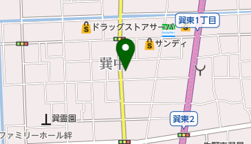 なつのき動物病院の地図画像