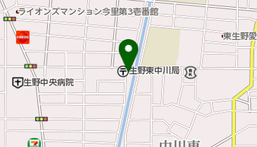 クリナム美容室の地図画像