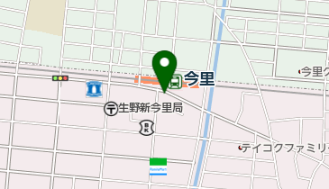 大八今里店の地図画像