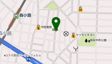 新森桂整体院の地図画像