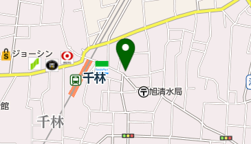 アトリエシルク千林店の地図画像