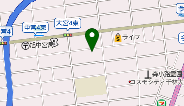 関西調理師学校の地図画像