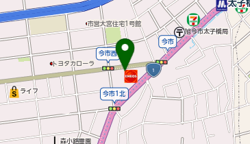 都島タクシー無線配車センターの地図画像