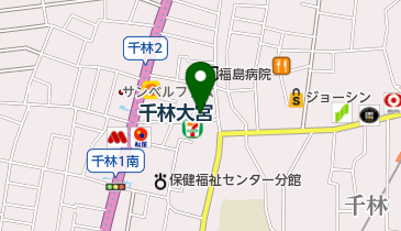 大西眼鏡店の地図画像
