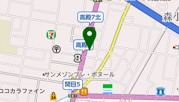 たかどの薬局の地図画像