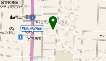 東興石油店の地図画像