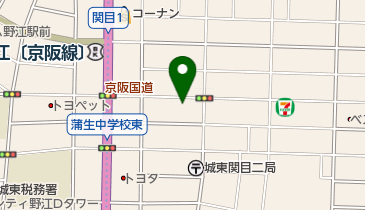ナガタデンキの地図画像