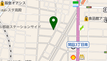東野江電機の地図画像