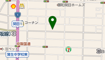 日本砿油株式会社の地図画像
