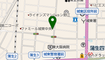 日本キリスト教団 蒲生教会の地図画像